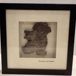 Celtic Shadows  Provinces of Ireland Bronze Wall Plaque Shadow Box Frame